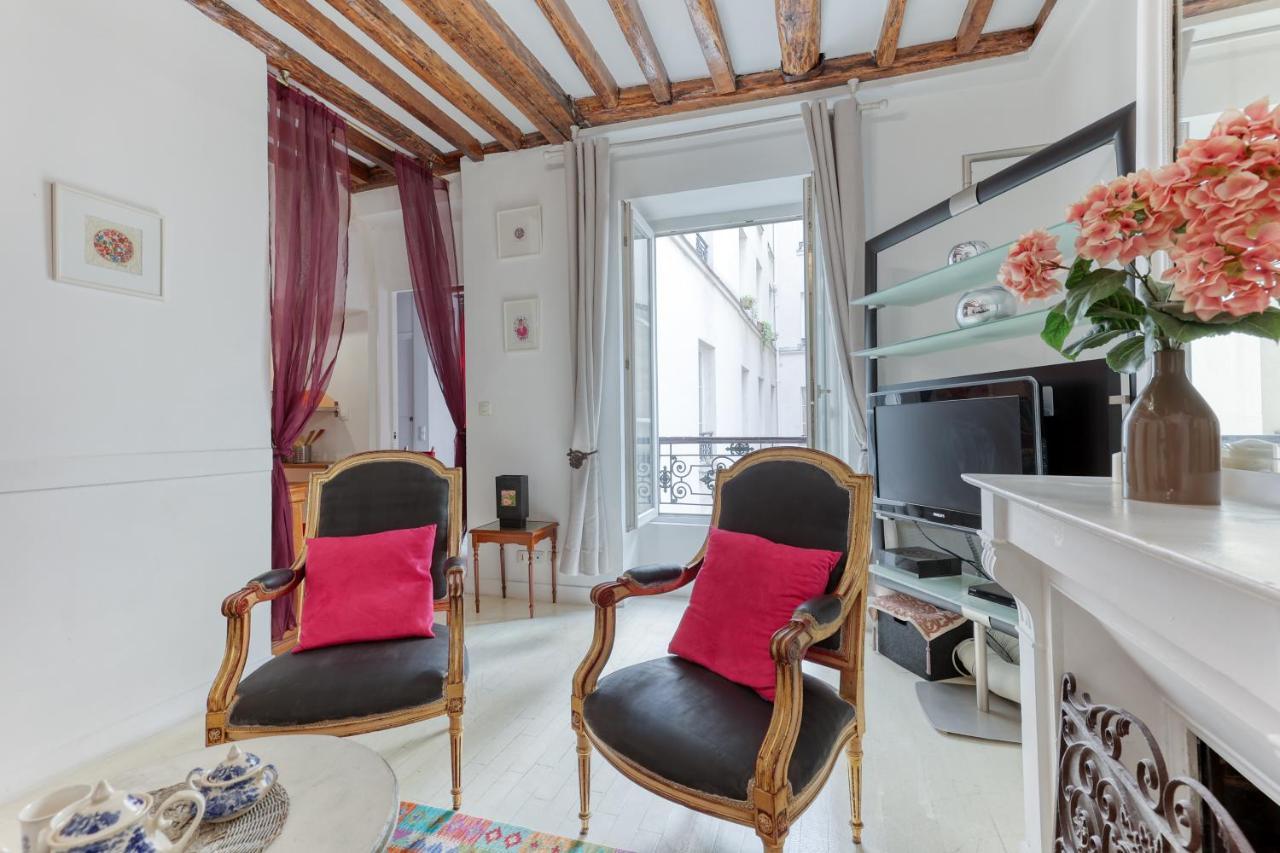 Parisian Cocoon 1Bdr Flat - Prime Loc Le Marais Lägenhet Exteriör bild